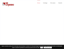 Tablet Screenshot of decandido.it